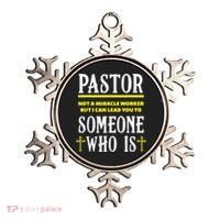 Pastor Not A Miracle Worker Minister Clergy Pastor Ornament thumb 0