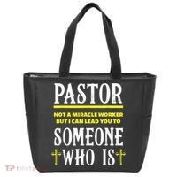 Pastor Not A Miracle Worker Minister Clergy Pastor Tote Bag thumb 0