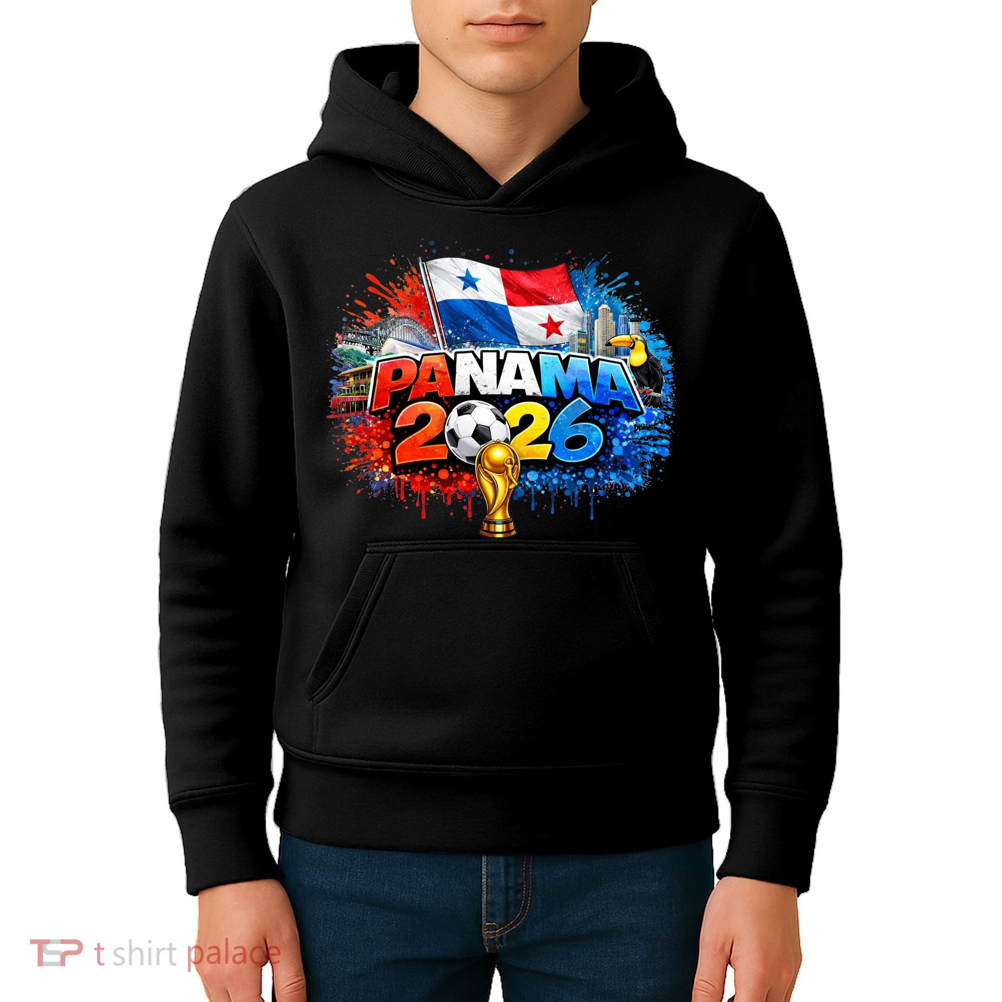 PANAMA North America Soccer Tournament 2026 Kids Hoodie