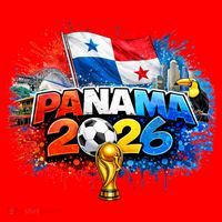 PANAMA North America Soccer Tournament 2026 Santa Hat thumb 1