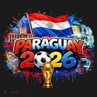 PARAGUAY North America Soccer Tournament 2026 Long Sleeve Shirt thumb 2