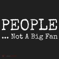 People Not A Big Fan Sarcastic Funny Introvert Golf Towel thumb 3