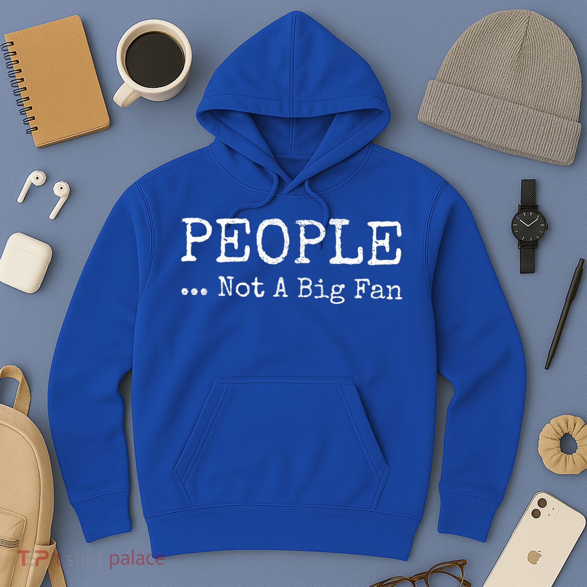 People Not A Big Fan Sarcastic Funny Introvert Hoodie