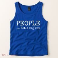 People Not A Big Fan Sarcastic Funny Introvert Tank Top thumb 2