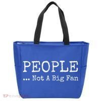 People Not A Big Fan Sarcastic Funny Introvert Tote Bag thumb 0
