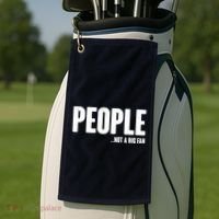 People Not A Big Fan Golf Towel thumb 2