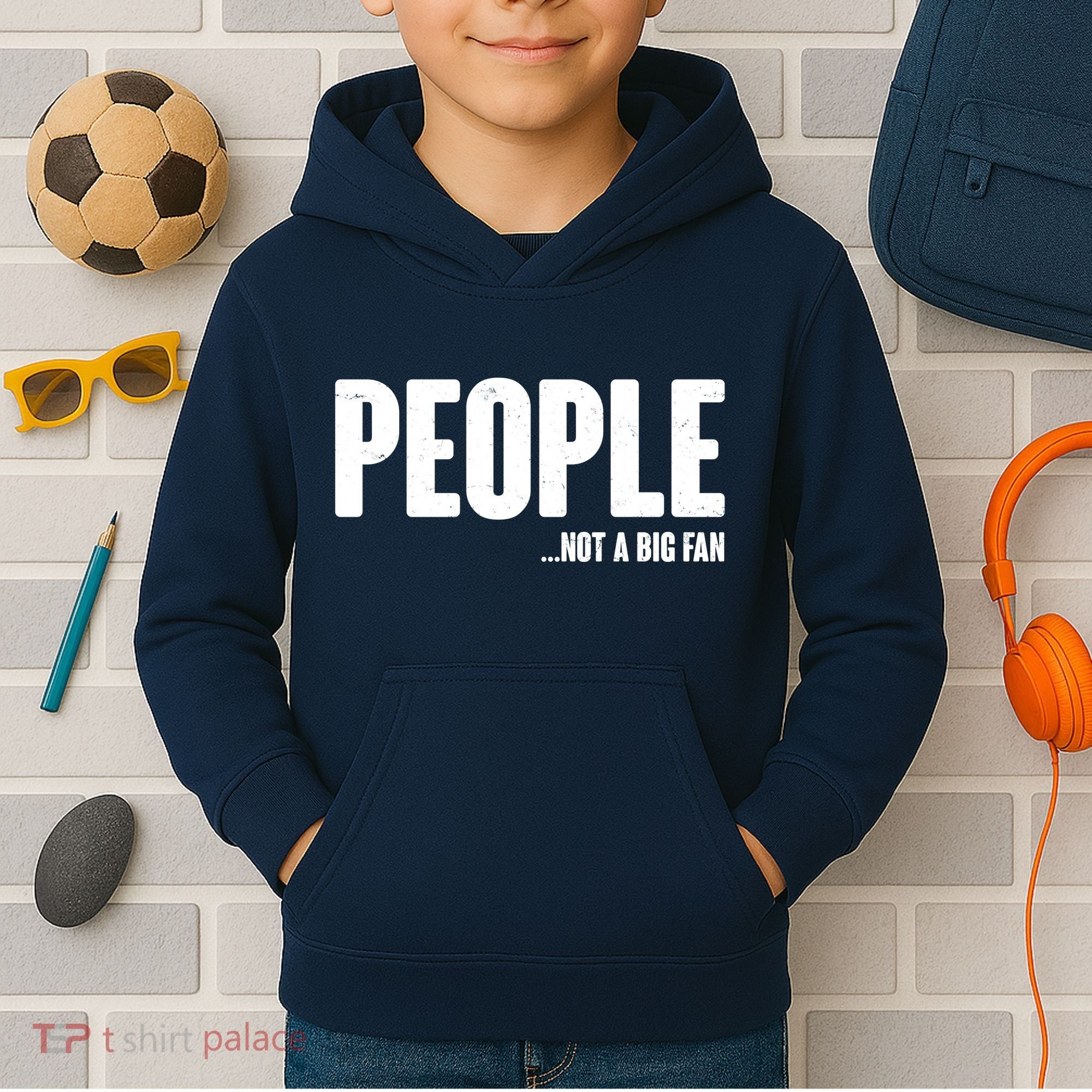 People Not A Big Fan Kids Hoodie