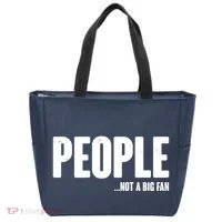 People Not A Big Fan Tote Bag thumb 0