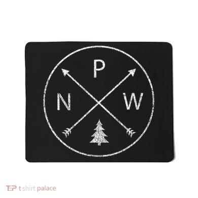 Pacific Northwest Arrows Pine Tree Pnw Mousepad