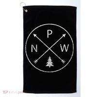 Pacific Northwest Arrows Pine Tree Pnw Golf Towel thumb 0