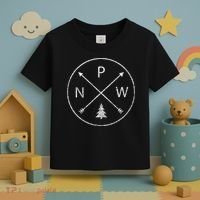 Pacific Northwest Arrows Pine Tree Pnw Toddler T-Shirt thumb 3