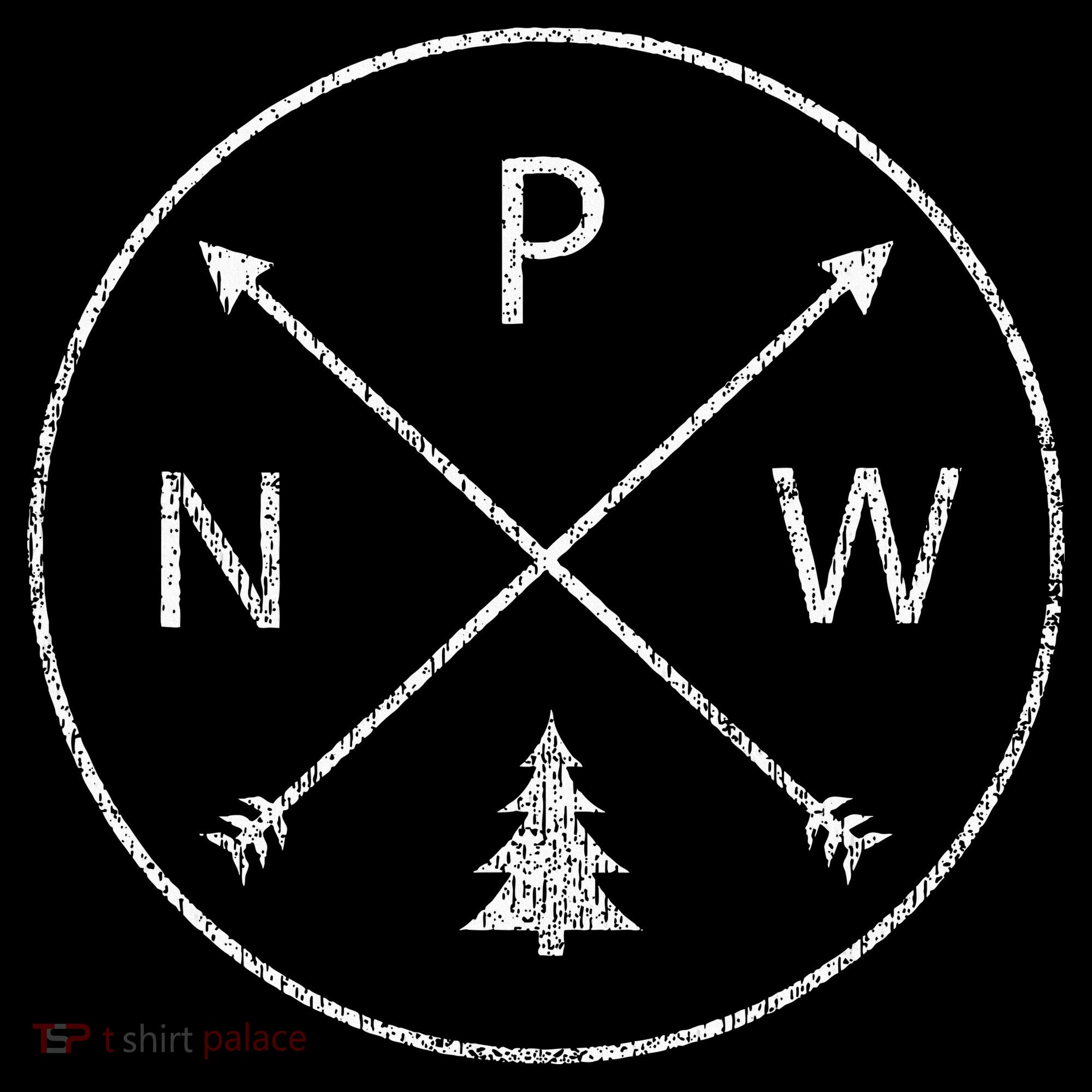 Pacific Northwest Arrows Pine Tree Pnw Kids Long Sleeve Shirt