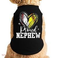 Proud Nephew Baseball Softball Heart Doggie Tank thumb 0