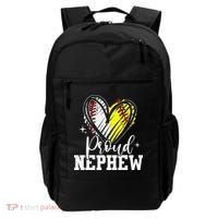 Proud Nephew Baseball Softball Heart Backpack thumb 0