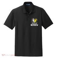 Proud Nephew Baseball Softball Heart Dry Zone Grid Polo thumb 0