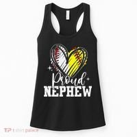 Proud Nephew Baseball Softball Heart Women's Tank Top thumb 0