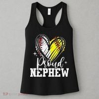 Proud Nephew Baseball Softball Heart Women's Tank Top thumb 3