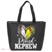 Proud Nephew Baseball Softball Heart Tote Bag thumb 0