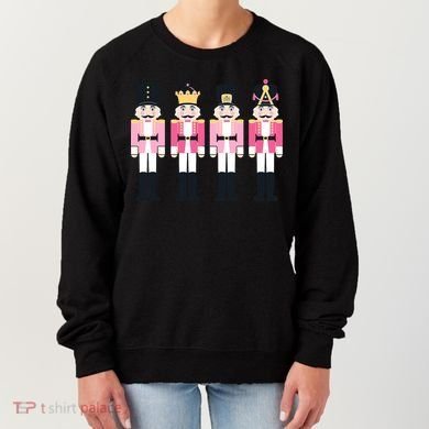 Pink Nutcracker Ballet Vintage Christmas Nutcracker Women's Sweatshirt