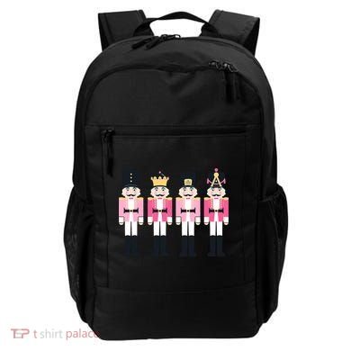 Pink Nutcracker Ballet Vintage Christmas Nutcracker Backpack