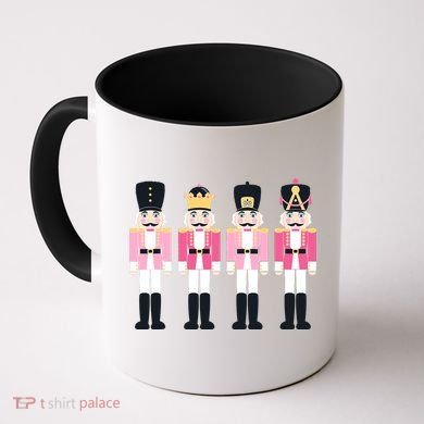 Pink Nutcracker Ballet Vintage Christmas Nutcracker Coffee Mug