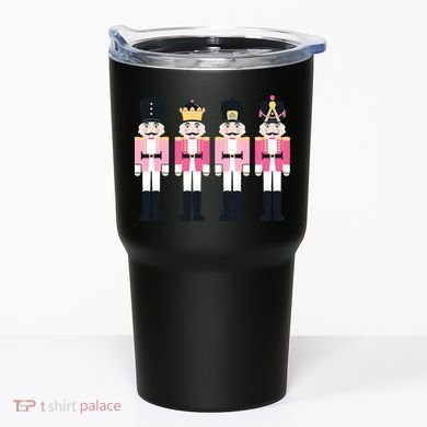 Pink Nutcracker Ballet Vintage Christmas Nutcracker Tumbler