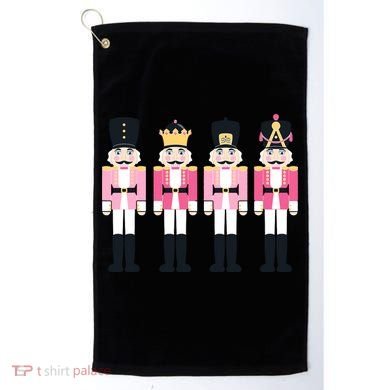 Pink Nutcracker Ballet Vintage Christmas Nutcracker Golf Towel