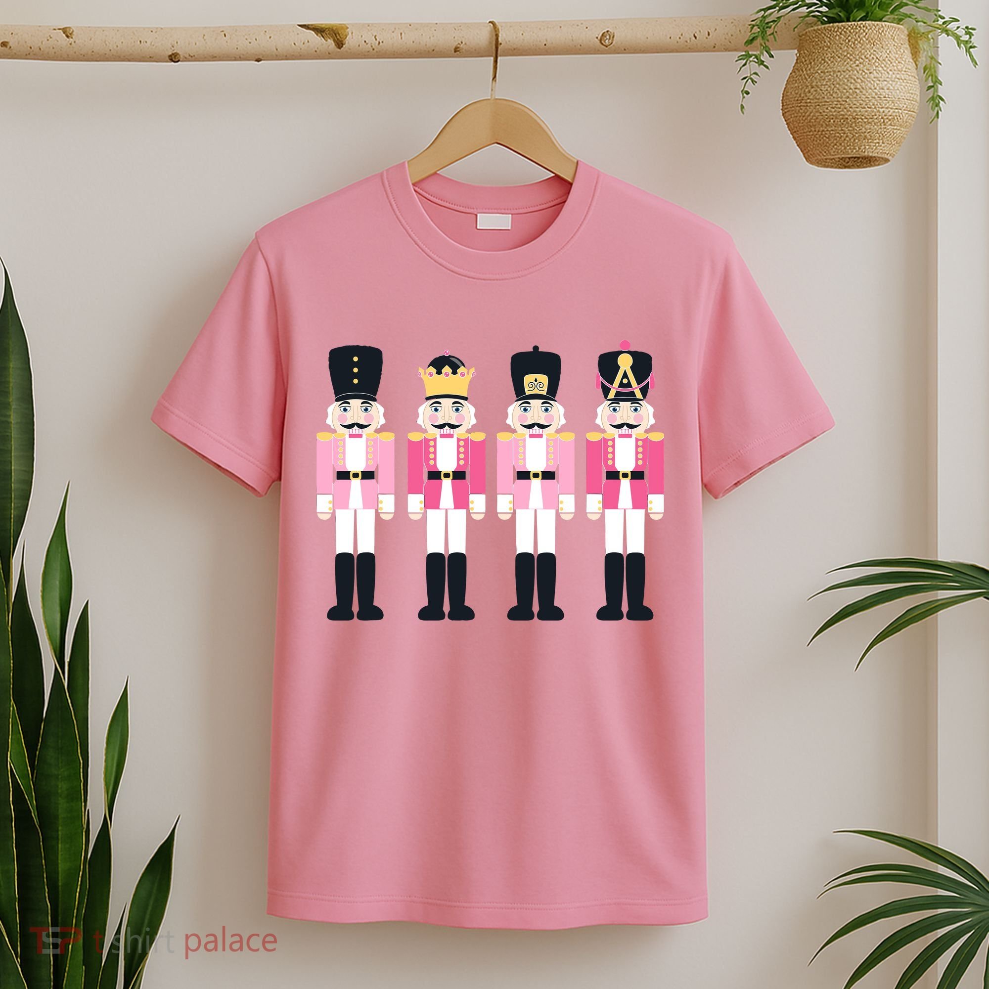 Pink Nutcracker Ballet Vintage Christmas Nutcracker T-Shirt