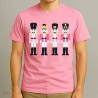 Pink Nutcracker Ballet Vintage Christmas Nutcracker T-Shirt thumb 3