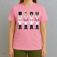 Pink Nutcracker Ballet Vintage Christmas Nutcracker T-Shirt thumb 4