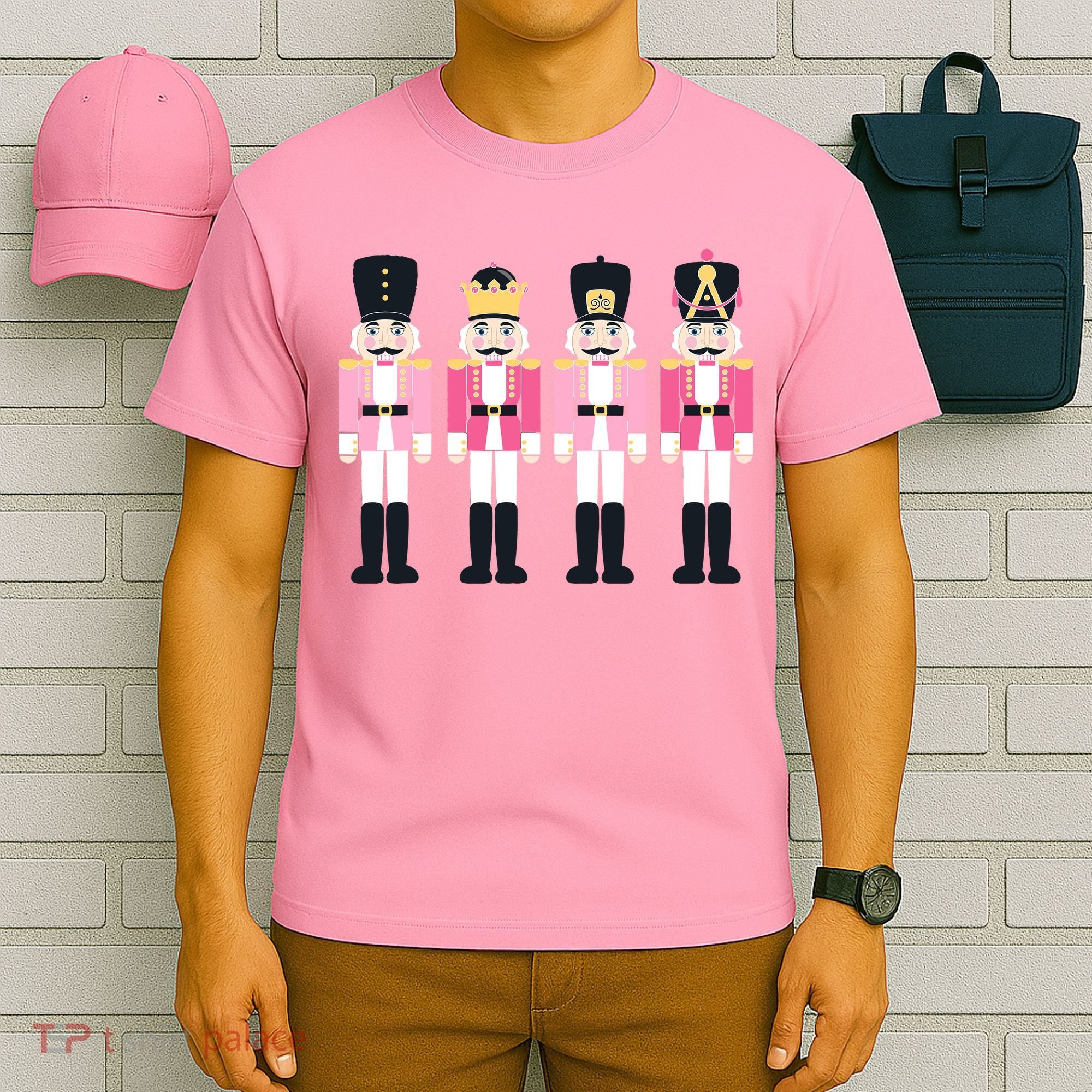 Pink Nutcracker Ballet Vintage Christmas Nutcracker T-Shirt
