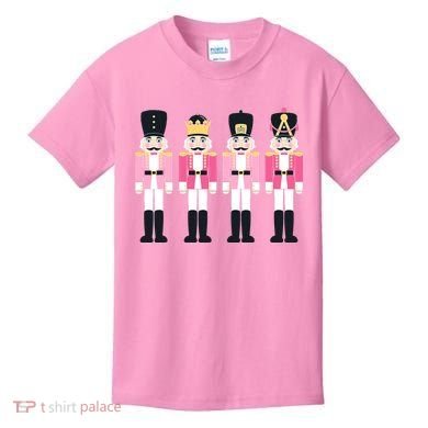 Pink Nutcracker Ballet Vintage Christmas Nutcracker Kids T-Shirt