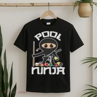Pool Ninja Cute Pocket Billiards Lover Gift T-Shirt thumb 2