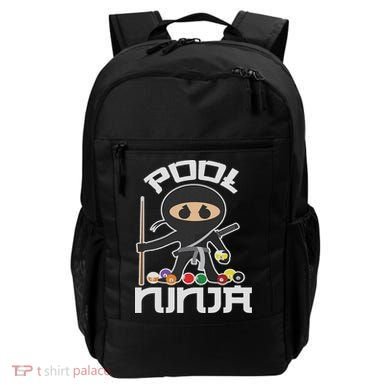 Pool Ninja Cute Pocket Billiards Lover Gift Backpack