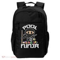 Pool Ninja Cute Pocket Billiards Lover Gift Backpack thumb 0