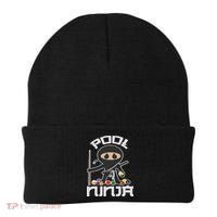 Pool Ninja Cute Pocket Billiards Lover Gift Beanie thumb 0