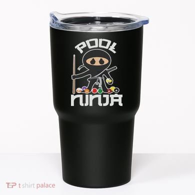 Pool Ninja Cute Pocket Billiards Lover Gift Tumbler