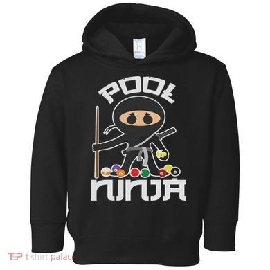 Pool Ninja Cute Pocket Billiards Lover Gift Toddler Hoodie