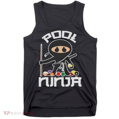 Pool Ninja Cute Pocket Billiards Lover Gift Tank Top
