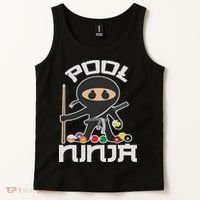 Pool Ninja Cute Pocket Billiards Lover Gift Tank Top thumb 2