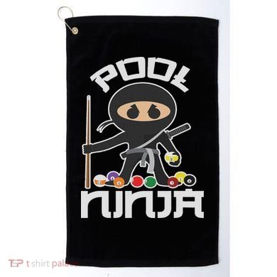 Pool Ninja Cute Pocket Billiards Lover Gift Golf Towel