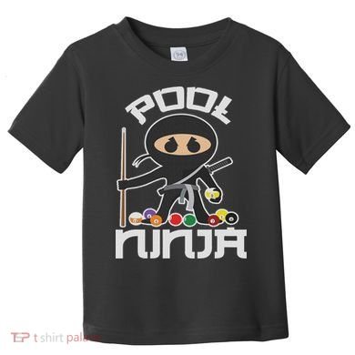 Pool Ninja Cute Pocket Billiards Lover Gift Toddler T-Shirt