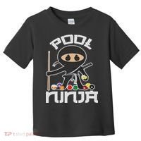 Pool Ninja Cute Pocket Billiards Lover Gift Toddler T-Shirt thumb 0