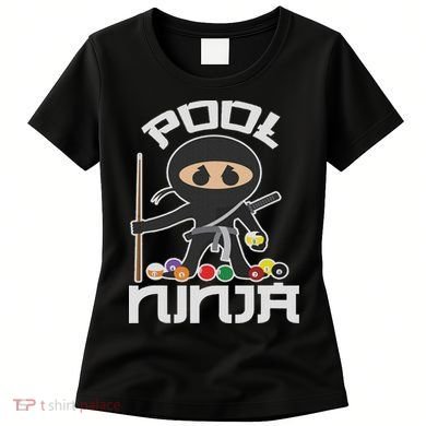 Pool Ninja Cute Pocket Billiards Lover Gift Women's T-Shirt