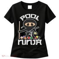 Pool Ninja Cute Pocket Billiards Lover Gift Women's T-Shirt thumb 0
