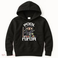 Pool Ninja Cute Pocket Billiards Lover Gift Kids Hoodie thumb 0