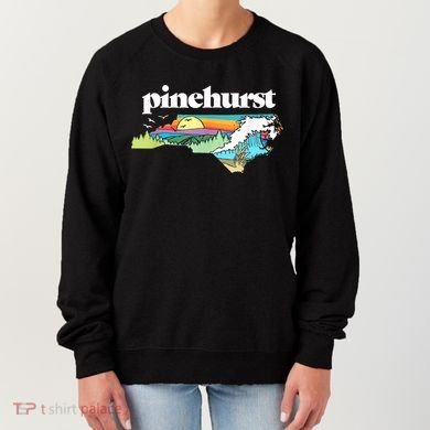 Pinehurst North Carolina Outdoors Retro Nature Women's Sweatshirt