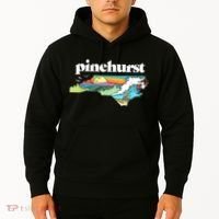 Pinehurst North Carolina Outdoors Retro Nature Hoodie thumb 2