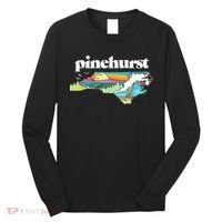 Pinehurst North Carolina Outdoors Retro Nature Long Sleeve Shirt thumb 0