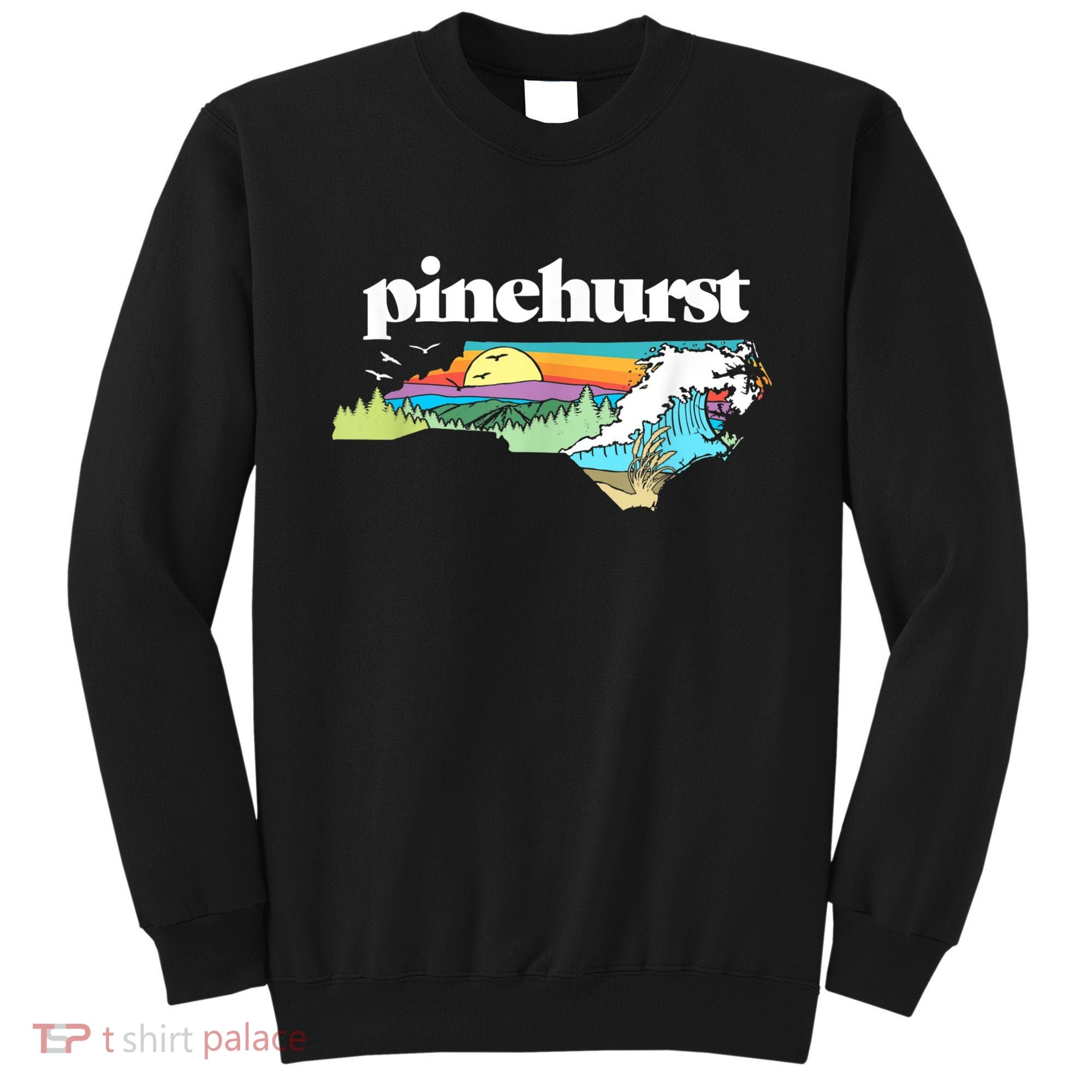 Pinehurst North Carolina Outdoors Retro Nature Sweatshirt